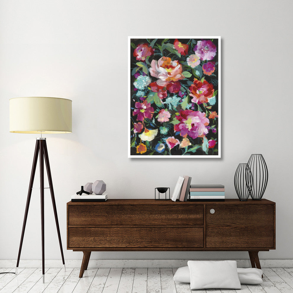 "Bright Floral Medley" Digital Paper Print by Danhui Nai, 38"x50"