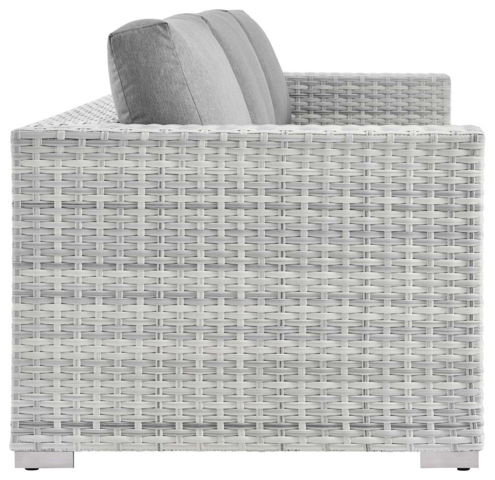 Convene 4-Piece Outdoor Patio Set - Light Gray Gray