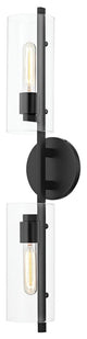 Ariel 2-Light Wall Sconce Soft Black