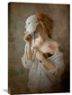 "Seeing Through The Mask" Stretched Canvas Giclee by Olga Mest, 20x30"