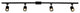 Tribeca 4-Light 56" Matte Black Track Lighting Kit