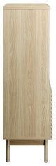 Render Display Cabinet Bookshelf, Oak
