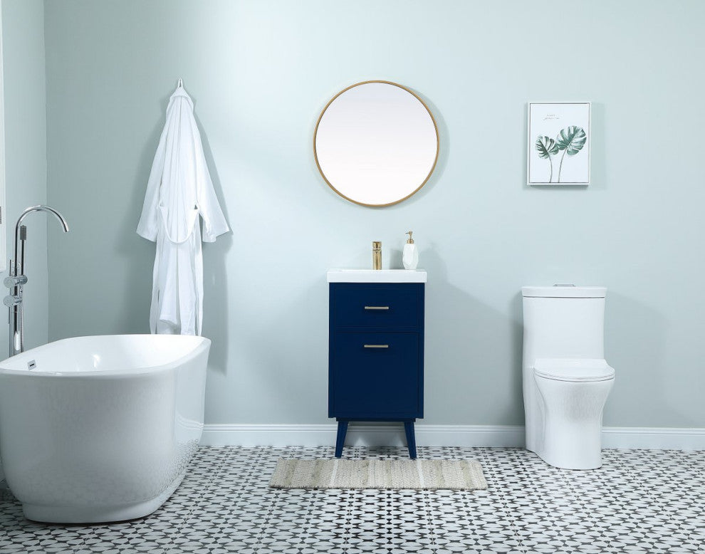 Beatrice 18" Bathroom Vanity, Blue
