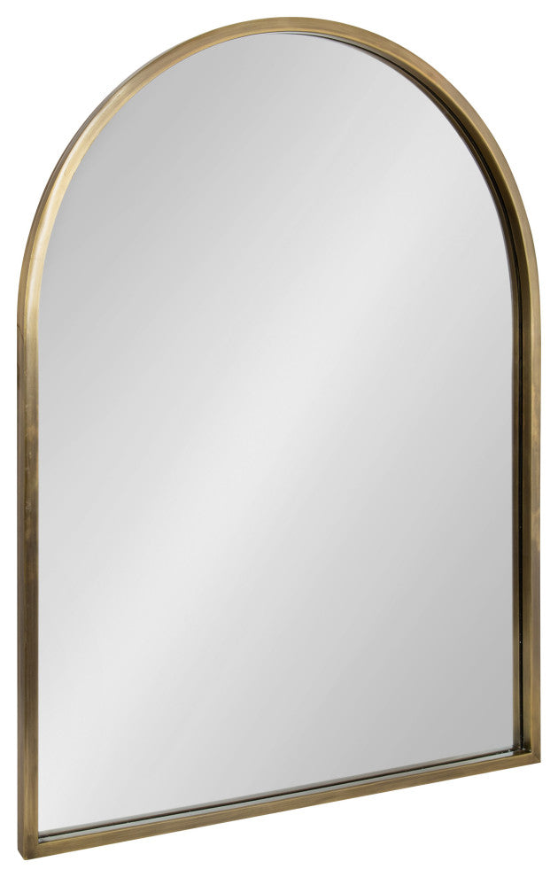 Rowla Arch Wall Mirror, Gold, 24"x32"