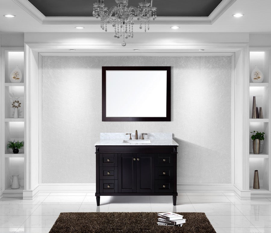 Tiffany 48" Single Bathroom Vanity Set, Espresso