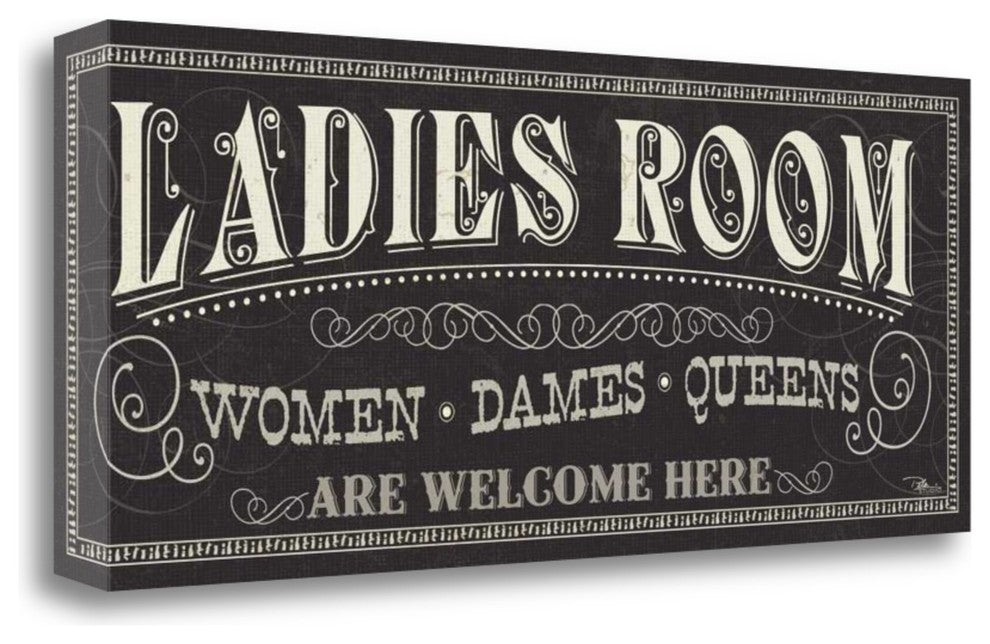 "Ladies And Gents I" By Pela Studio, Giclee Print on Gallery Wrap Canvas