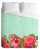 Deny Designs Allyson Johnson Favorite Floral Duvet Cover - Lightweight