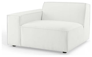 Modular Sectional Sofa Set, White, Fabric, Modern, Lounge Hotel Hospitality