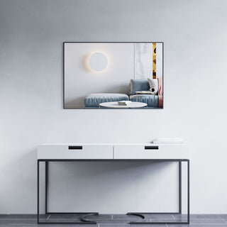 Mattox Mirror, 42x28, Black