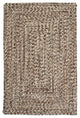 Corsica CC99 Weathered Brown Indoor/Outdoor Area Rug, Rectangular 12'x15'