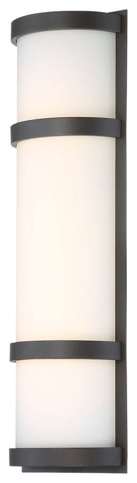 WAC Lighting Latitude 20" LED Outdoor Wall Light in Bronze