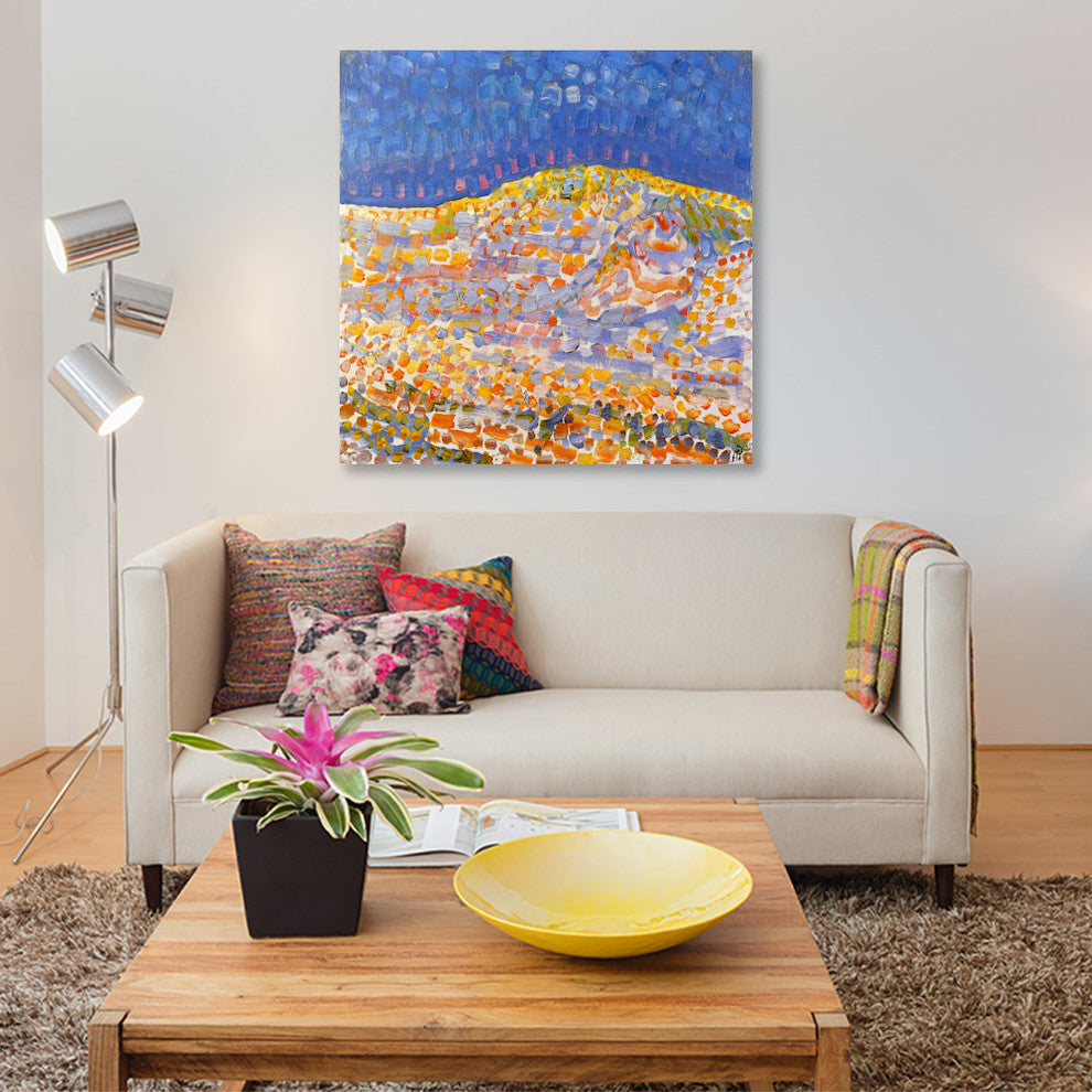 "Dune ll" by Piet Mondrian, Canvas Print, 18x18"