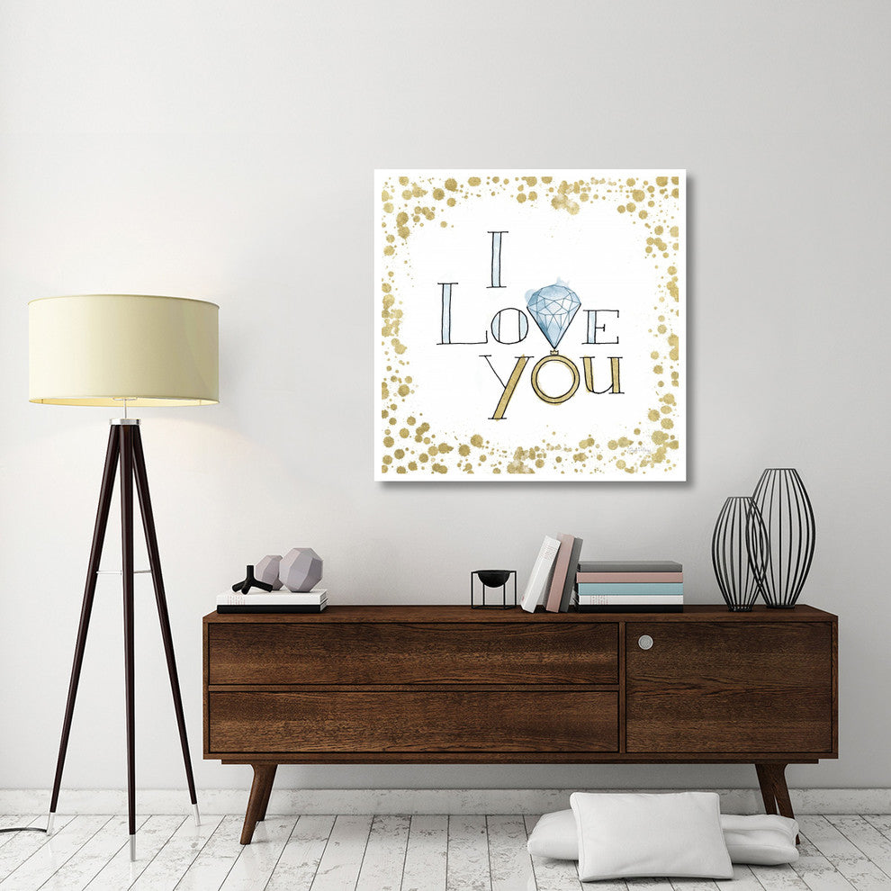 "Love Rocks I" Digital Paper Print by Elyse DeNeige, 42"x42"