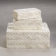 Bengkulu Bone Braided Decorative Box, Medium