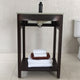 24" Single Sink Vanity-Manufactured Wood-Espresso