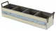 4-Slot Two-Tone Wooden Crate