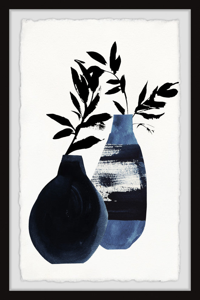 "Elegant Ferns" Framed Painting Print, 12x18
