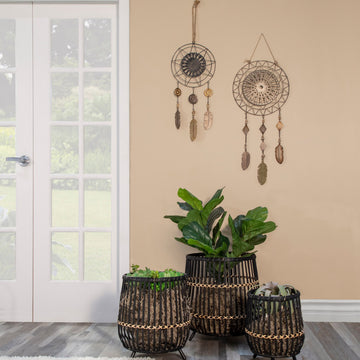 Sagebrook Home Multi Metal Dreamcatcher Wall Sculpture