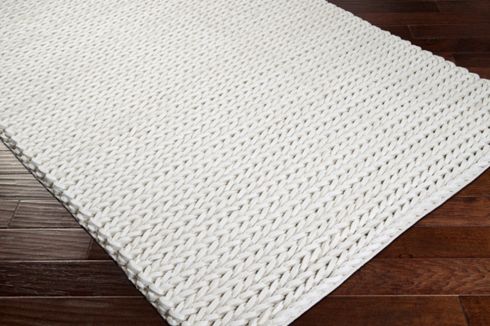 Surya Anchorage ANC-1000 Texture Area Rug, Cream, 9' x 12' Rectangle