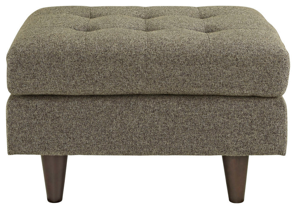 Empress Upholstered Ottoman, Oatmeal