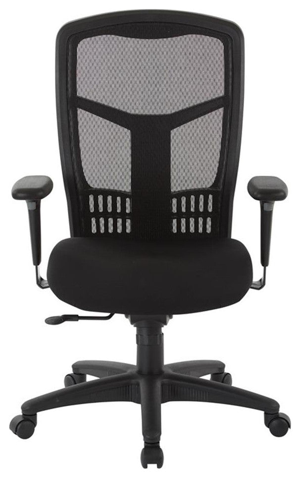 ProGrid High Back Black Managers Office Chair with adjustable Arms