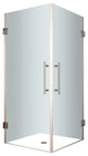 Aston Vanora 32"x32"x72" Completely Frameless Square Shower Enclosure, Stainless