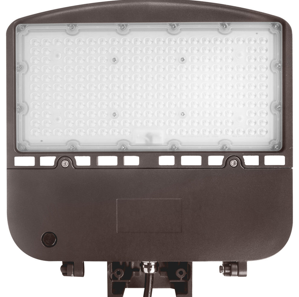 LED Area Light Type III - 100 Watt - Bronze Finish - 5000K - 120-277V