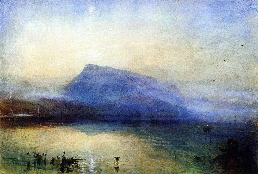 Joseph William Turner The Blue Rigi: Lake of Lucerne, Sunrise