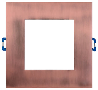 DLE6 Series 6" Square Downlight, Aged Copper, 3000k