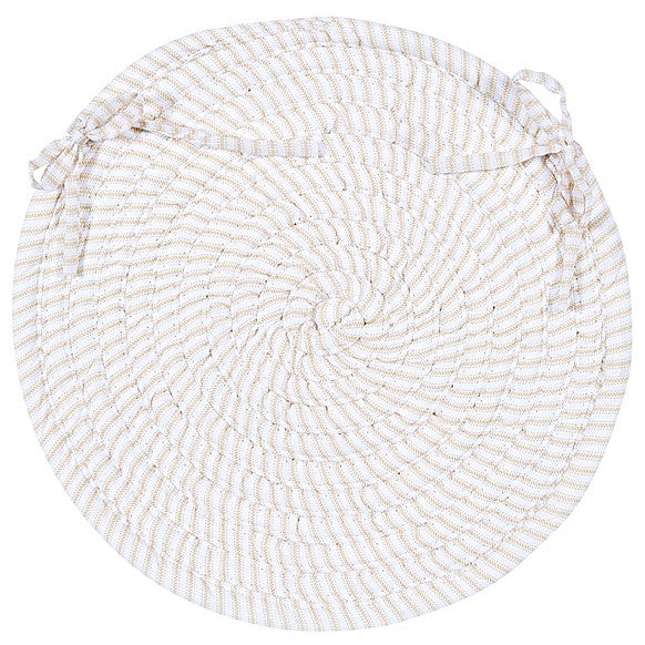 Colonial Mills Chair Pad Ticking Stripe Rect Canvas Chair Pad