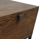 Mid-Century Modern Side Table, W/ Drawer Wooden Nightstand, Brown