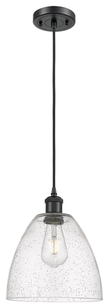 Innovations 516-1P-BK-GBD-94-LED 1-Light Mini Pendant, Matte Black