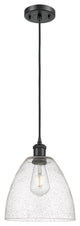 Innovations 516-1P-BK-GBD-94-LED 1-Light Mini Pendant, Matte Black