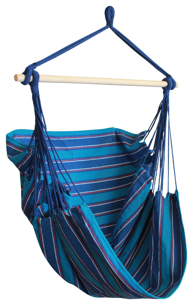 Hammaka Woven Fabric Chair, Blue