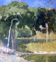 Emil Carlsen Lakeside Landscape Premium Canvas Print
