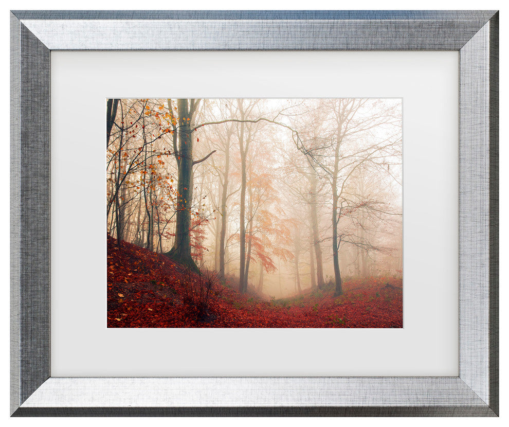 Leif Londal 'Waiting For The Deer' Matted Framed Art