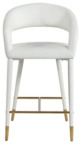 Destiny Counter Stool, Off White Cream, Vegan Leather