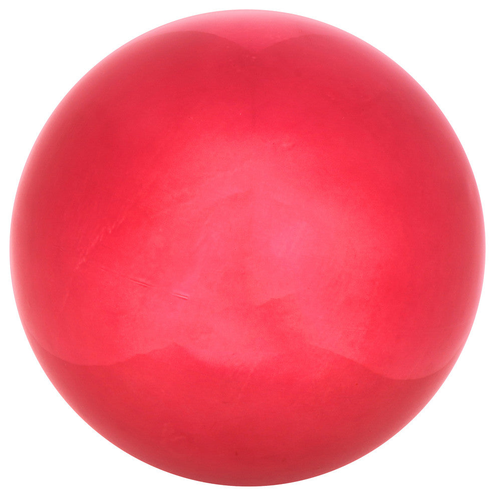 Gazing Mirror Ball, Stainless Steel, Red, 10"