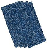 Sun Tile, Print Napkin, Set of 4, Blue