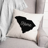 South Carolina Home 18x18 Spun Poly Pillow