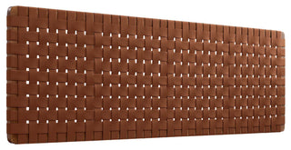 Sparta Weave Wall-Mount King Vegan Leather Headboard