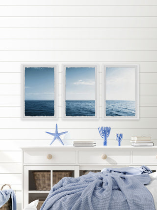 Endless as the Ocean Triptych, Set of 3, 8x12 Panels