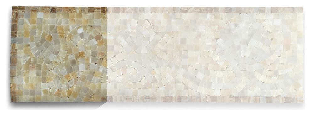Marble Mosaic Border Decorative Tile Possesion Onyx 5.9x5.9 Polished, 1 piece