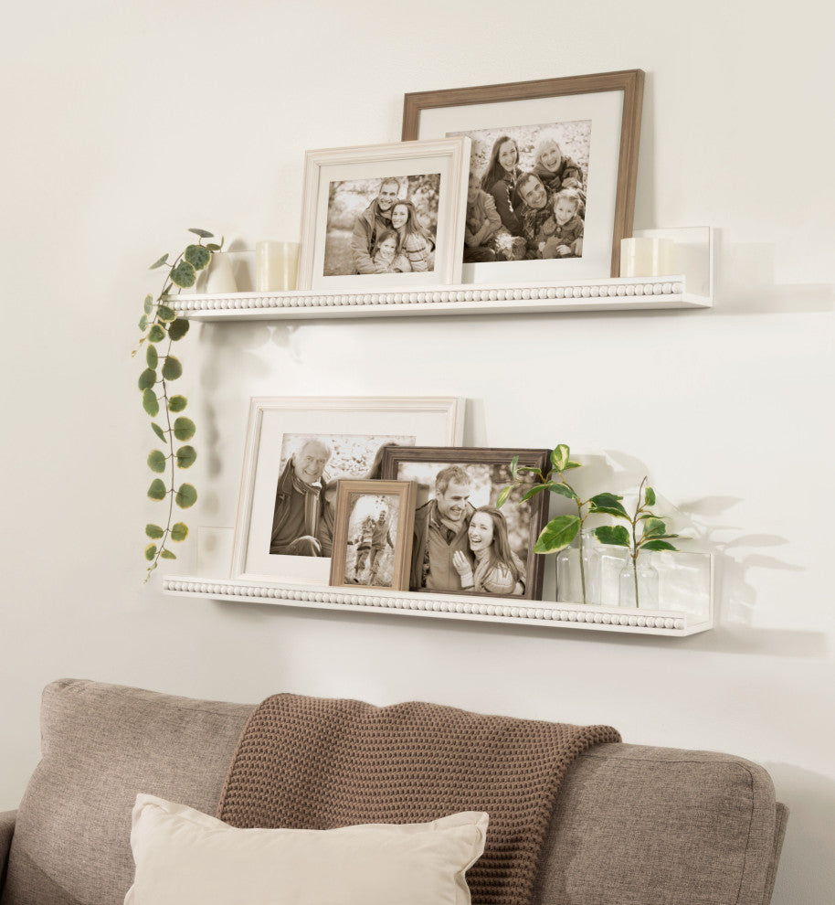 Strahm Decorative Shelf, White, 36"