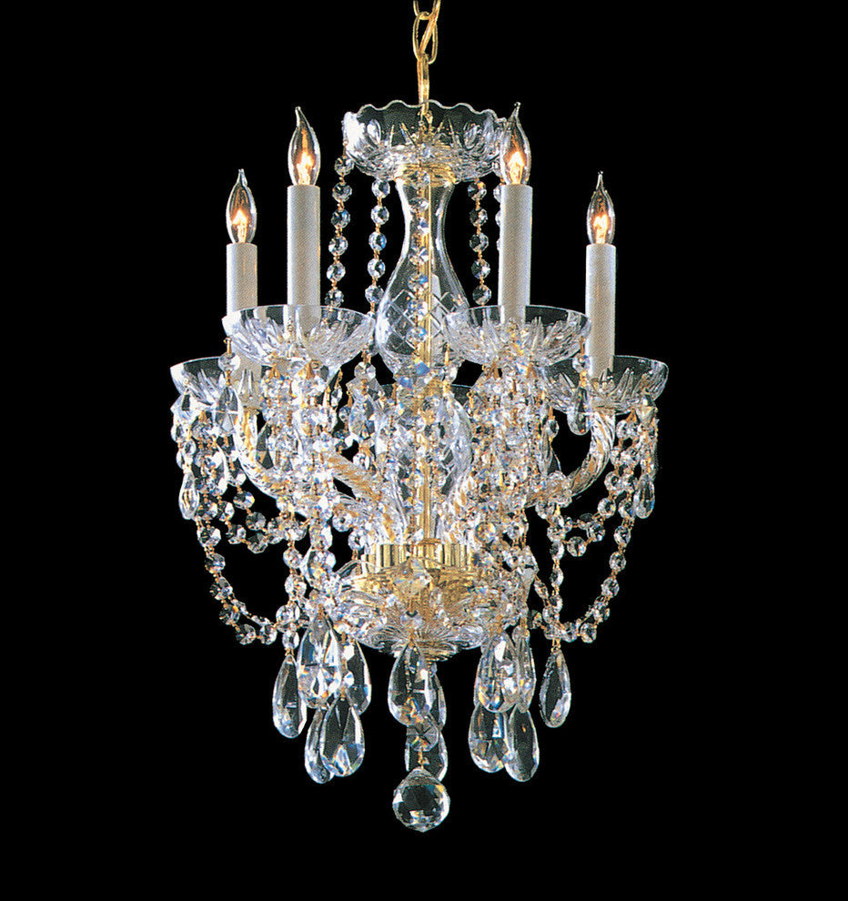 Crystorama Traditional Crystal 5-Light Mini Chandelier