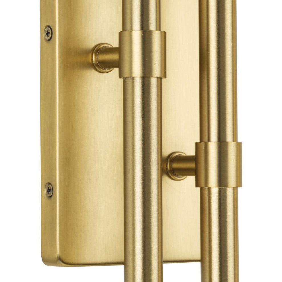 Arya Collection Four-Light Brushed Gold Luxe Wall Bracket