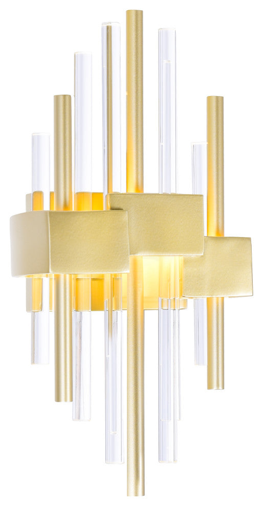 Millipede 7 in LED Satin Gold Wall Sconce