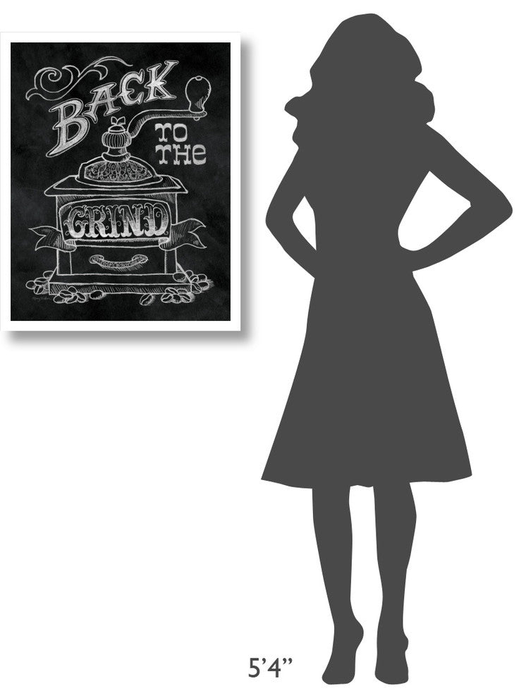 "Back to the Grind" Digital Paper Print by Mary Urban, 24"x30"