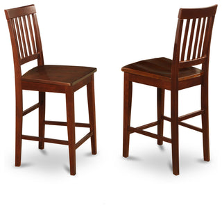 Yavn5-Mah-W 5 Pc Dining Counter Height Set -Pub Table And 4 Dining Chairs