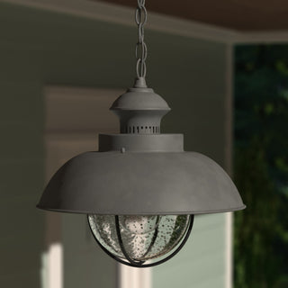 Vaxcel Lighting OD21506 Harwich 1 Light Outdoor Pendant - Textured Black